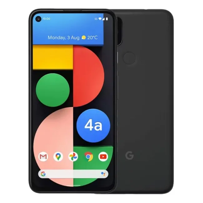 Buy Refurbished Google Pixel 4A 5G | DeGoogled Graphene OS Secure in Barely Blue